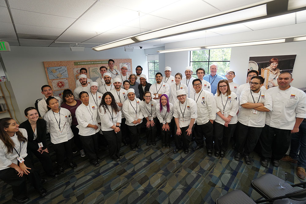 Border Grill chef and restaurateur Susan Feniger spoke to students at ICE's Los Angeles campus.