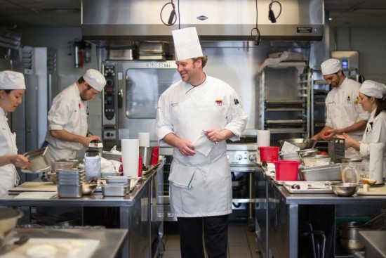 chef charles granquist culinary school kitchen