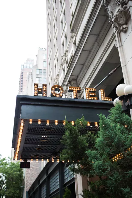 The awning of the Ace Hotel in New York City