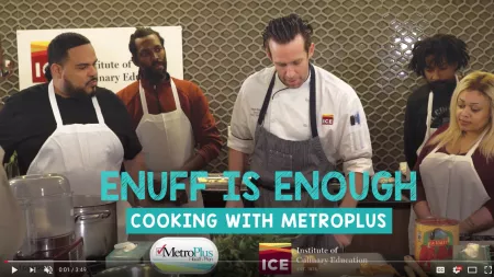 MetroPlus partnered with ICE and Hot97 as DJ Enuff hosted a healthy cooking class