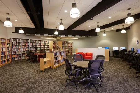 ICE's library and learning resource center