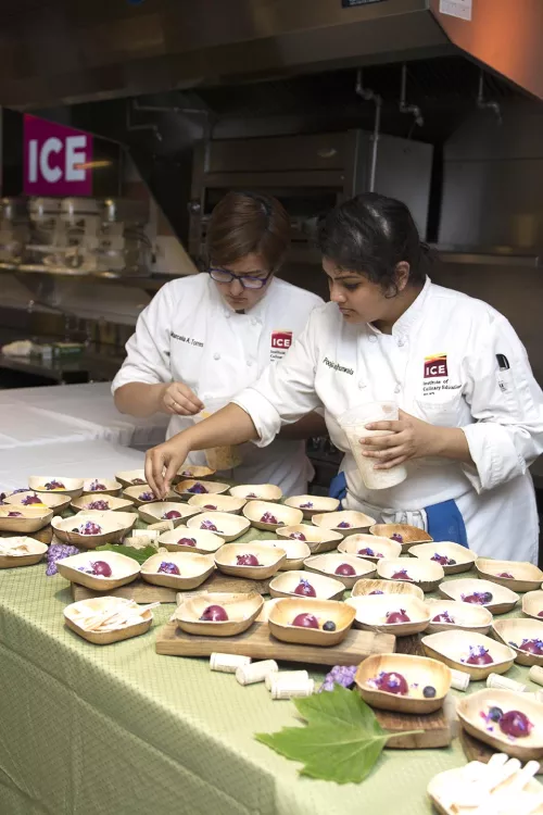 ICE students volunteer at the annual Dessert Professional Top Ten Pastry Chefs in America Awards 