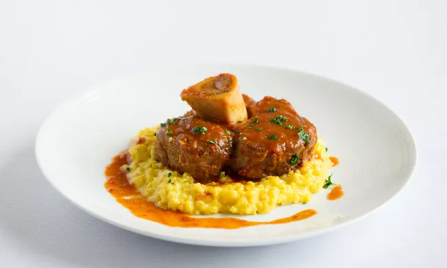 Osso buco is one of the dishes featured in the culinary arts curriculum at the Institute of Culinary Education