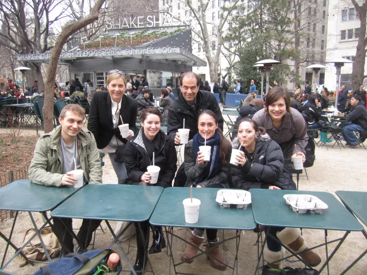 An ICE Restaurant & Culinary Management class field trip to Shake Shack 